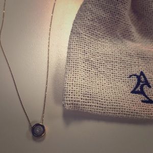 14k yellow gold diamond necklace